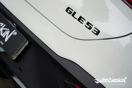 수원랩핑 벤츠 GLE53 AMG 루프스킨 사이드미러 크롬죽이기 부분랩핑 / 경기 수원