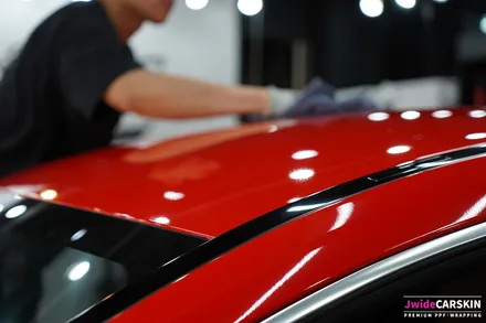 벤츠 GT43AMG 3M2080 유광핫로드레드 전체랩핑 / 수원,광교,동탄