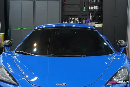맥라렌570S 전면유리보호필름 STEK다이노플렉스 윈드쉴드 / 수원,광교,동탄
