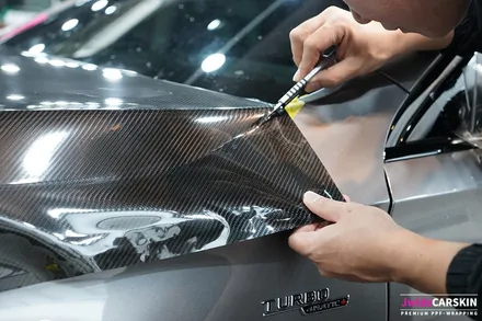 벤츠 A45AMG 듀오톤랩핑 및 카본PPF 블랙PPF 시공 / 수원,광교,동탄