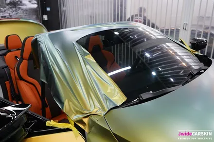 BMW M4 랩핑 에이버리 컬러플로우사틴프레쉬스프링 시공 / 수원,광교,동탄