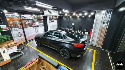 화성 반광랩핑 BMW X6 3M2080필름 사틴블랙 / 경기 수원 영통