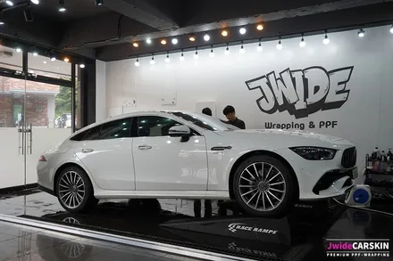 벤츠 GT43AMG 3M2080 유광핫로드레드 전체랩핑 / 수원,광교,동탄