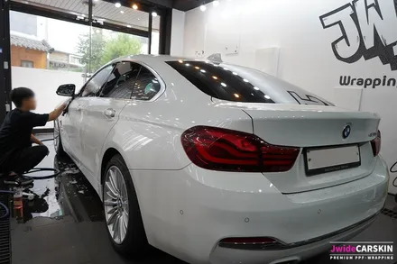 PPF보험처리 BMW420d 도어PPF / 수원,광교,동탄