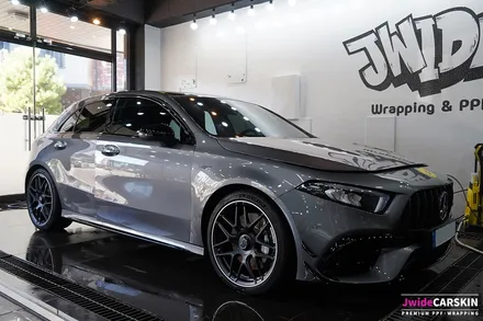 벤츠 A45AMG 듀오톤랩핑 및 카본PPF 블랙PPF 시공 / 수원,광교,동탄