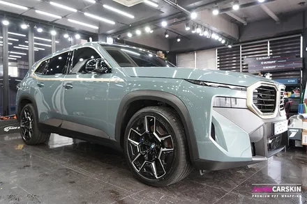 BMW XM랩핑 카본파이버블랙 부분 시공 / 수원,광교,동탄