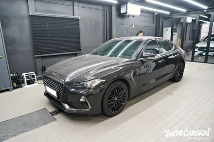 영통PPF 제네시스 G70 본넷 + 트렁크 상판 부분 PPF 시공 후기 / 경기 수원