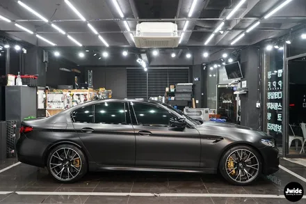 광교 용인 랩핑 BMW M5 자동차 전체랩핑 알아볼 때는? / 수원,광교,동탄