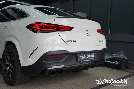 수원랩핑 벤츠 GLE53 AMG 루프스킨 사이드미러 크롬죽이기 부분랩핑 / 경기 수원