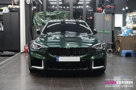 BMW M2차량에 미드나잇 그린 전체랩핑 시공 후기 / 광교ppf 제이와이드 / 경기 수원 영통