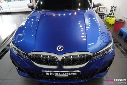 광교PPF BMW340i 실내 및 본넷 보호를 위한 보호필름 시공 / 수원,광교,동탄