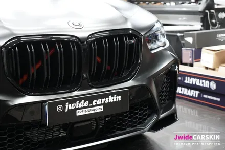 BMW X5M 고성능 SUV를 새롭게 변신, 수원랩핑 전문업체 제이와이드 작업 후기 / 경기 수원 영통