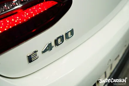 수원PPF 벤츠 E400 쿠페 테일램프 스모그 PPF 시공, 클리프디자인으로 완성 / 경기 수원