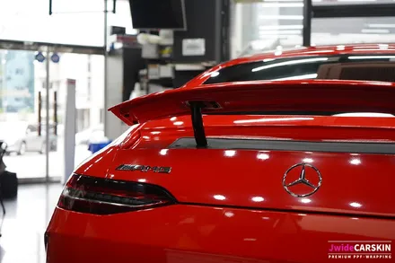 벤츠 GT43AMG 3M2080 유광핫로드레드 전체랩핑 / 수원,광교,동탄