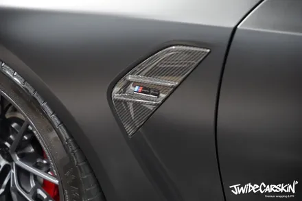 영통랩핑, BMW 신형 M3 사틴블랙 3M 전체랩핑 시공 후기 / 경기 수원 영통