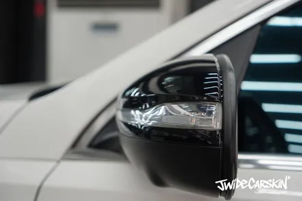 수원랩핑 벤츠 GLE53 AMG 루프스킨 사이드미러 크롬죽이기 부분랩핑 / 경기 수원
