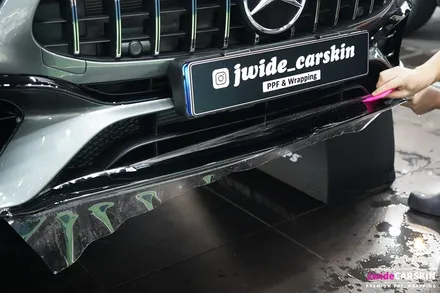 벤츠 A45AMG 듀오톤랩핑 및 카본PPF 블랙PPF 시공 / 수원,광교,동탄
