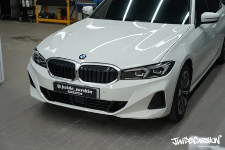 BMW 3시리즈 프런트 PPF 패키지 깔끔하게 완료, 영통PPF 전문 시공 전문업체 제이와이드 / 경기 수원 영통