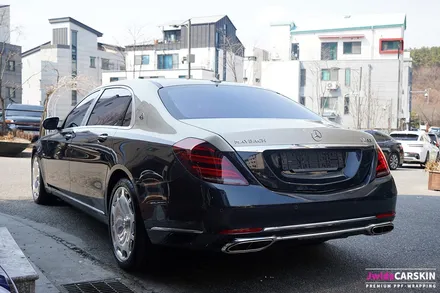 벤츠W222 마이바흐 S650 듀오톤 클리프디자인 옥타곤 PPF / 수원,광교,동탄