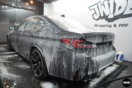 광교 용인 랩핑 BMW M5 자동차 전체랩핑 알아볼 때는? / 수원,광교,동탄
