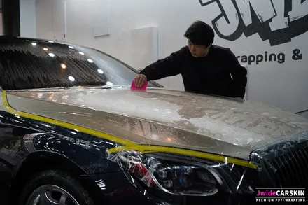 벤츠W222 마이바흐 S650 듀오톤 클리프디자인 옥타곤 PPF / 수원,광교,동탄