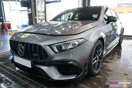 벤츠 A45AMG 듀오톤랩핑 및 카본PPF 블랙PPF 시공 / 수원,광교,동탄
