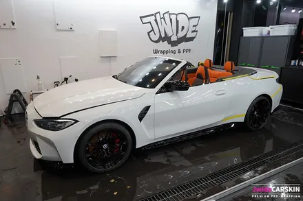 BMW M4 랩핑 에이버리 컬러플로우사틴프레쉬스프링 시공 / 수원,광교,동탄