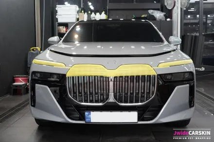 BMW 7시리즈 듀오톤 고광택 유광 블랙 랩핑 + 전체 PPF 작업 / 경기 수원 영통