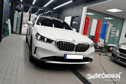 기흥PPF BMW 신형 5시리즈 실내 하이그로시 STEK 포스쉴드 실내PPF 시공 / 경기 수원