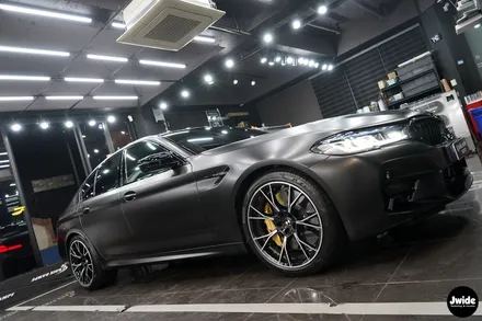 광교 용인 랩핑 BMW M5 자동차 전체랩핑 알아볼 때는? / 수원,광교,동탄