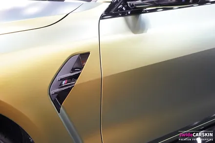 BMW M4 랩핑 에이버리 컬러플로우사틴프레쉬스프링 시공 / 수원,광교,동탄