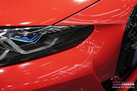 수원자동차랩핑 BMW420i 컨버터블 카마인레드 전체랩핑 / 경기 수원 영통