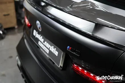 영통랩핑, BMW 신형 M3 사틴블랙 3M 전체랩핑 시공 후기 / 경기 수원 영통