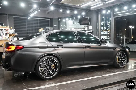 광교 용인 랩핑 BMW M5 자동차 전체랩핑 알아볼 때는? / 수원,광교,동탄