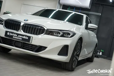 BMW 3시리즈 프런트 PPF 패키지 깔끔하게 완료, 영통PPF 전문 시공 전문업체 제이와이드 / 경기 수원 영통