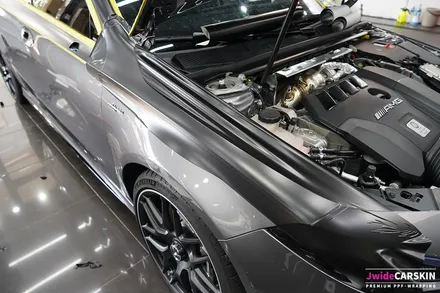 벤츠 A45AMG 듀오톤랩핑 및 카본PPF 블랙PPF 시공 / 수원,광교,동탄