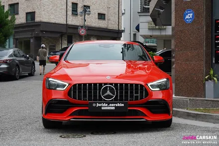 벤츠 GT43AMG 3M2080 유광핫로드레드 전체랩핑 / 수원,광교,동탄