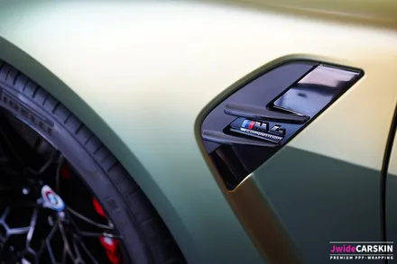 BMW M4 랩핑 에이버리 컬러플로우사틴프레쉬스프링 시공 / 수원,광교,동탄