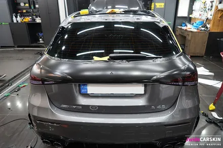 벤츠 A45AMG 듀오톤랩핑 및 카본PPF 블랙PPF 시공 / 수원,광교,동탄