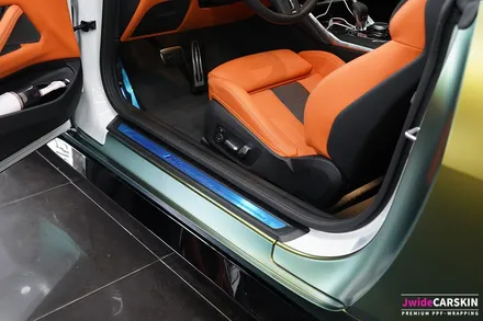 BMW M4 랩핑 에이버리 컬러플로우사틴프레쉬스프링 시공 / 수원,광교,동탄