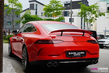 벤츠 GT43AMG 3M2080 유광핫로드레드 전체랩핑 / 수원,광교,동탄