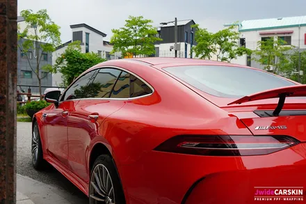 벤츠 GT43AMG 3M2080 유광핫로드레드 전체랩핑 / 수원,광교,동탄