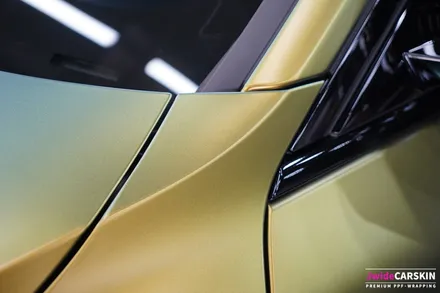 BMW M4 랩핑 에이버리 컬러플로우사틴프레쉬스프링 시공 / 수원,광교,동탄