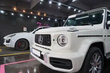 벤츠 G바겐 G63 AMG 전면PPF 프론트패키지 작업은 수원PPF 제이와이드에서 / 경기 수원 영통