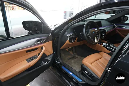 수원실내랩핑 BMW530i 카본랩핑 시공후기 / 경기 수원 영통