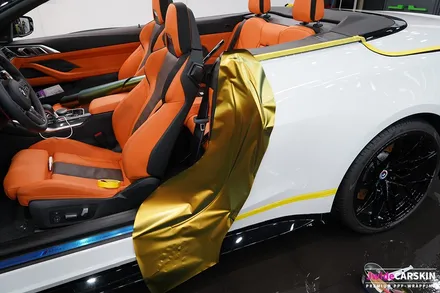 BMW M4 랩핑 에이버리 컬러플로우사틴프레쉬스프링 시공 / 수원,광교,동탄