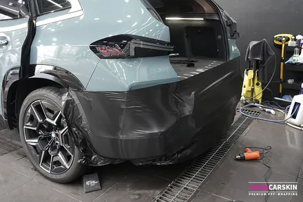 BMW XM랩핑 카본파이버블랙 부분 시공 / 수원,광교,동탄