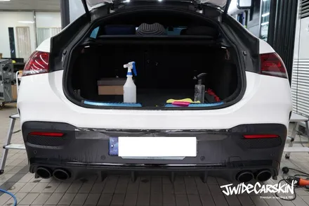 수원랩핑 벤츠 GLE53 AMG 루프스킨 사이드미러 크롬죽이기 부분랩핑 / 경기 수원