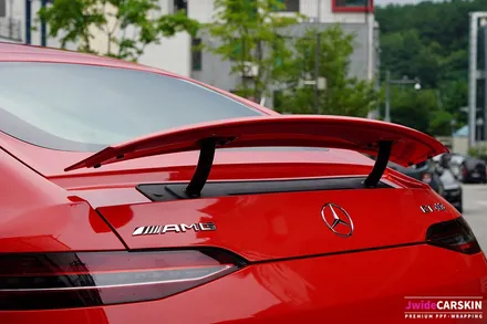 벤츠 GT43AMG 3M2080 유광핫로드레드 전체랩핑 / 수원,광교,동탄