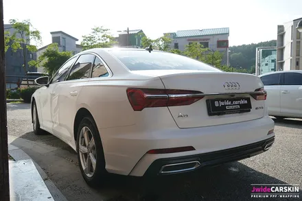 아우디A6 3M 2080 사틴프로즌바닐라 전체랩핑 / 수원,광교,동탄
